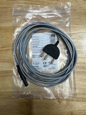 Erbe 20192-133 Monopolar Cable 3 Pin Mis Od 4mm L 4.5m - New