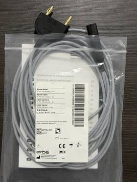 Erbe 20196-055 Bipolar Cable Forceps L 4m 2pin 28 - Verified Authenticity
