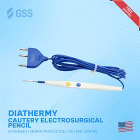 Medtools Gbs-db-10 Diathermy Esu Cautery Electrosurgical Pencil With Blade Electrode