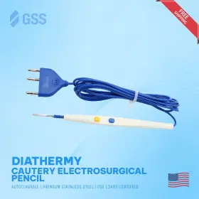 Gbs-db-10 Medtools Diathermy Esu Cautery Electrosurgical Pencil With Blade Electrode
