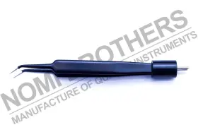 6759c43 Nomi Brothers Bipolar Iris Forceps Angled Foot Activated Reusable Electrosurgical Inst El-020
