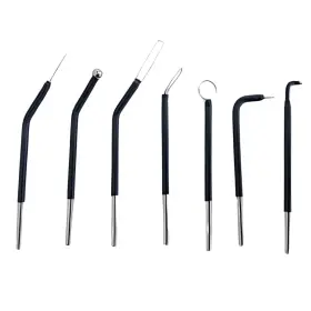 Dp-b-6473 Nomi Brothers 7-piece Dental Electrodes Set With Reusable Tips Black