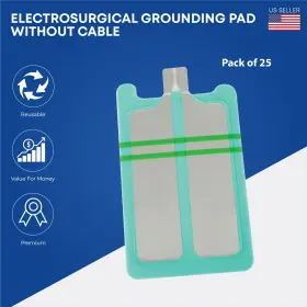 25-gbs-db1031a Stellmacher Instruments Inc Gbs-db1031a/25-gbs-db1031a/50 Electrosurgical Grounding Without Cable Bipolar Esu Pad Pads