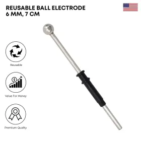 Sm02eu-2012 Stellmacher Instruments Inc Reusable Ball Electrode 6mm 7 Cm Stainless Steel Electrosurgical