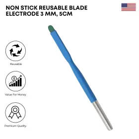 Sm02eu-2037 Stellmacher Instruments Inc Non-stick Reusable Blade Electrode 3mm 5cm Electrosurgical