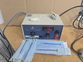 Leap-100 Wallach Leap 100 Electrosurgical System Pictured Working W Footswitch