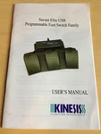 Manual For Kinesis FS30A -usb- Ul Savant Elite Triple Programmable Foot Switch Open. Price: $5.99.
