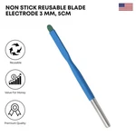 Non-stick Reusable Blade Electrode 3MM Length 5 Cm Electrosurgical New. Price: $33.86.