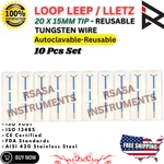 Ellman Surgitron Leep Lletz Loop Electrodes 20 X 15MM Tip Tungsten Wire 10 Pcs New. Price: $92.90.